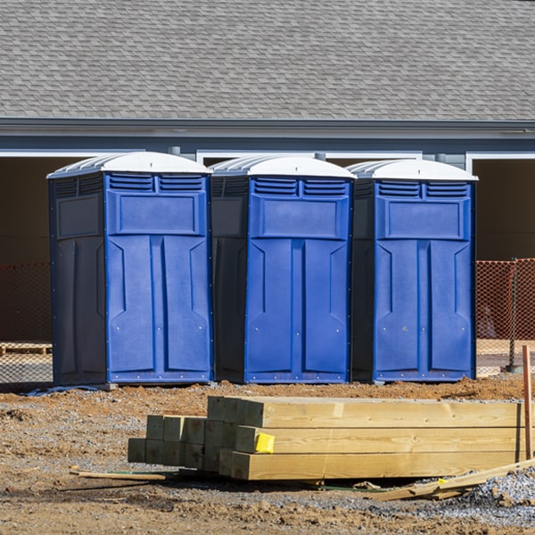 is there a specific order in which to place multiple portable restrooms in Warrior AL